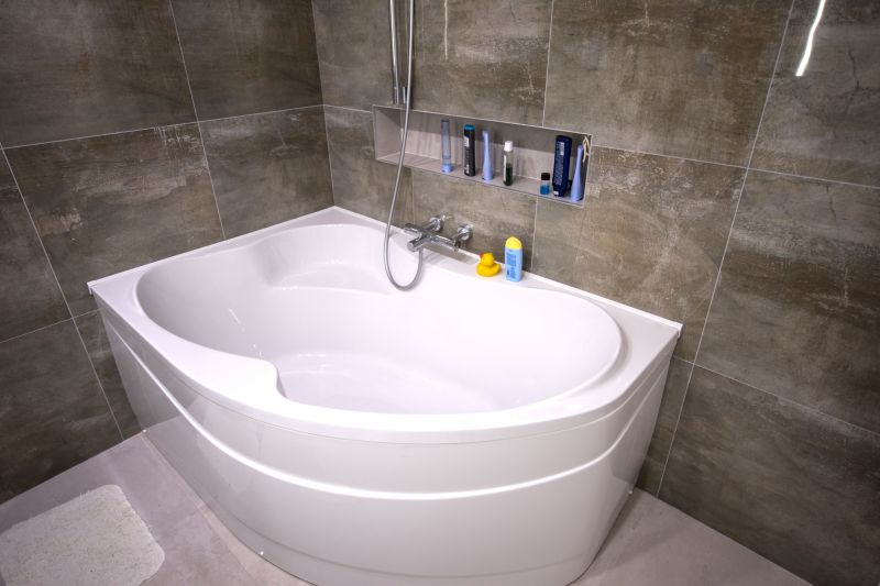 Elegant Bathtub with Modern Fixtures